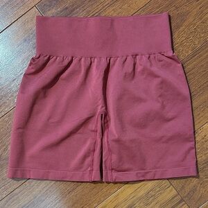 NVGTN High-Waist Red Shorts